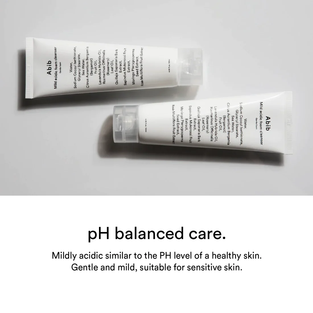 ABIB Mild Acidic Foam Cleanser Gentle Foam (120ml) - Image 4
