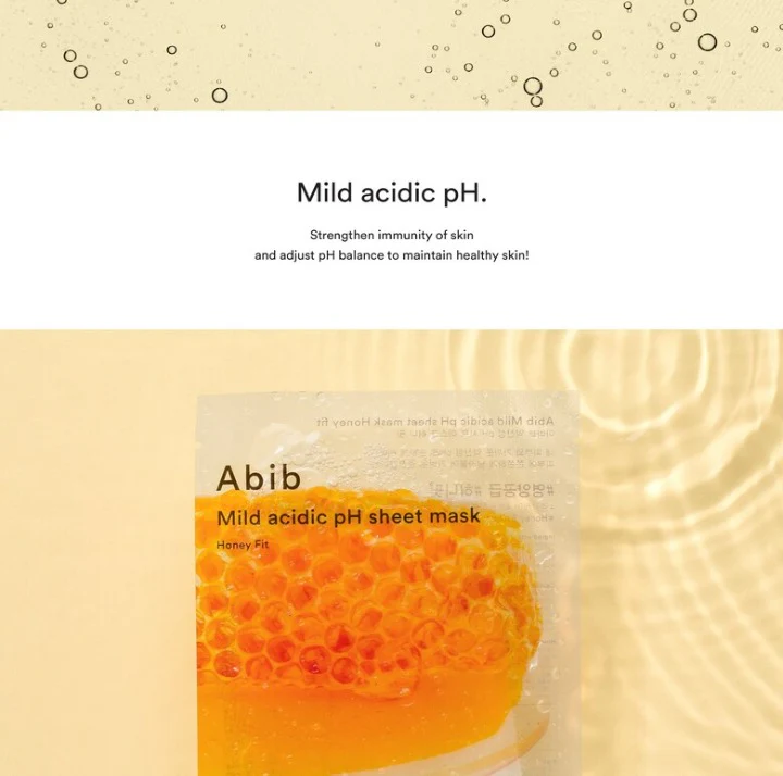 ABIB Mild Acidic PH Sheet Mask - Honey Fit (1 EA / BOX) - Image 3
