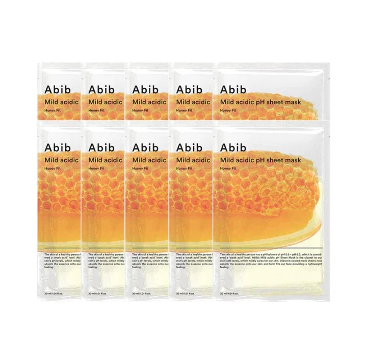 ABIB Mild Acidic PH Sheet Mask - Honey Fit (1 EA / BOX) - Image 4