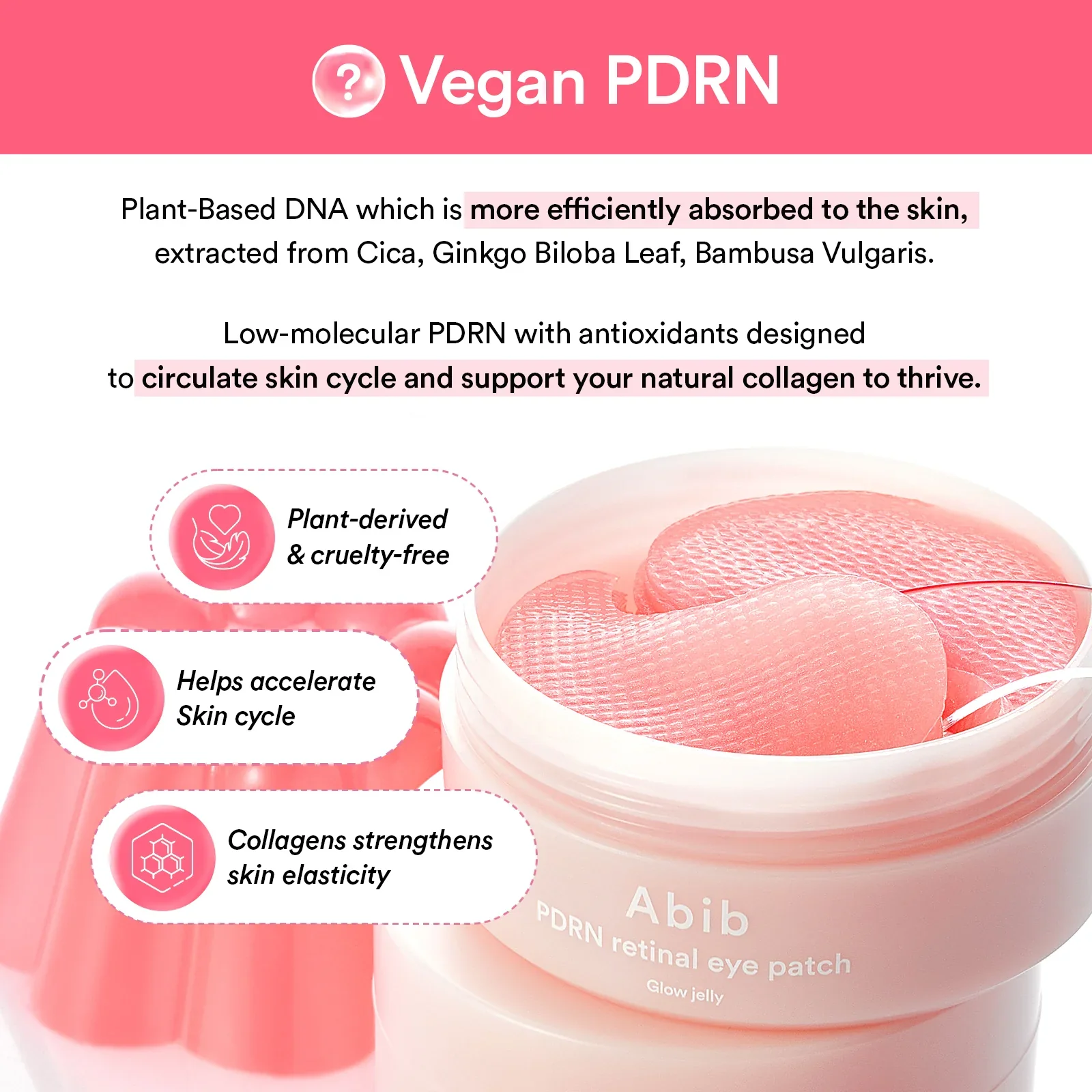 ABIB PDRN Retinal Eye Patch Glow Jelly 84g - Image 6