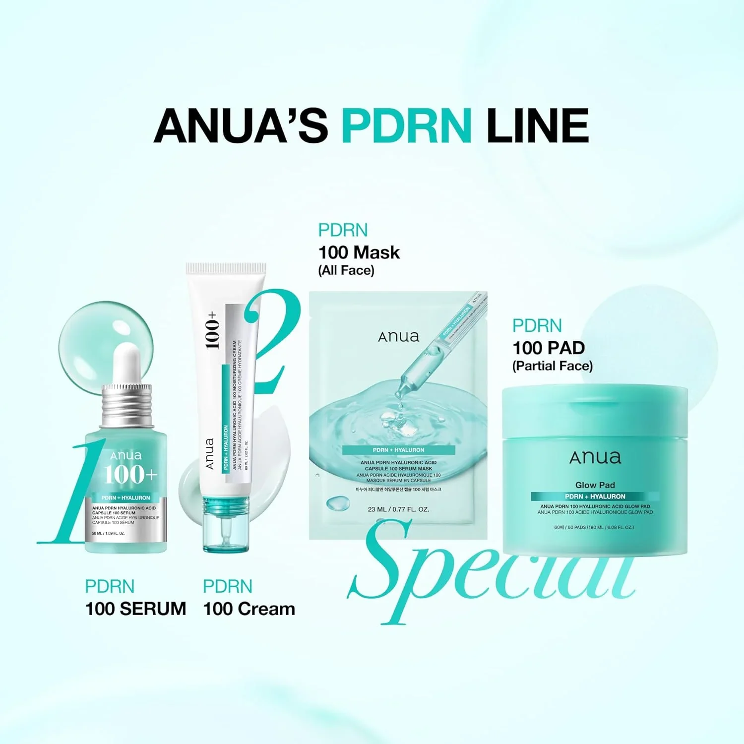 ANUA PDRN Hyaluron 100 Serum Mask (1EA) - Image 4