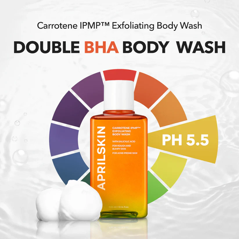 APRILSKIN Carrotene IPMP Exfoliating Body Wash 300ml - Image 4