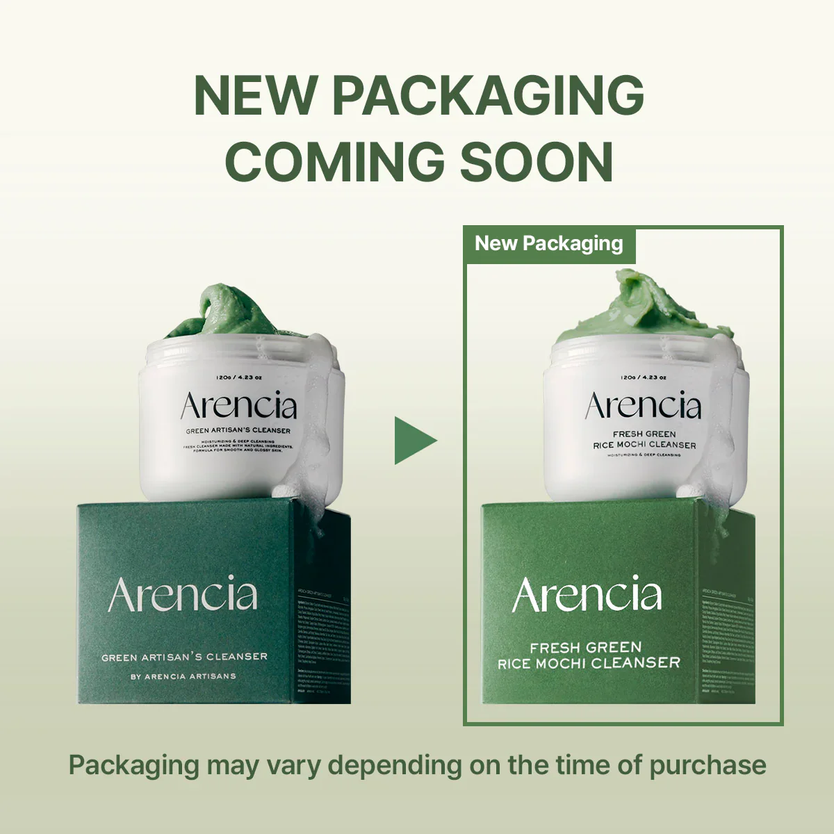 Arencia Fresh Green Rice Mochi Cleanser - Image 5