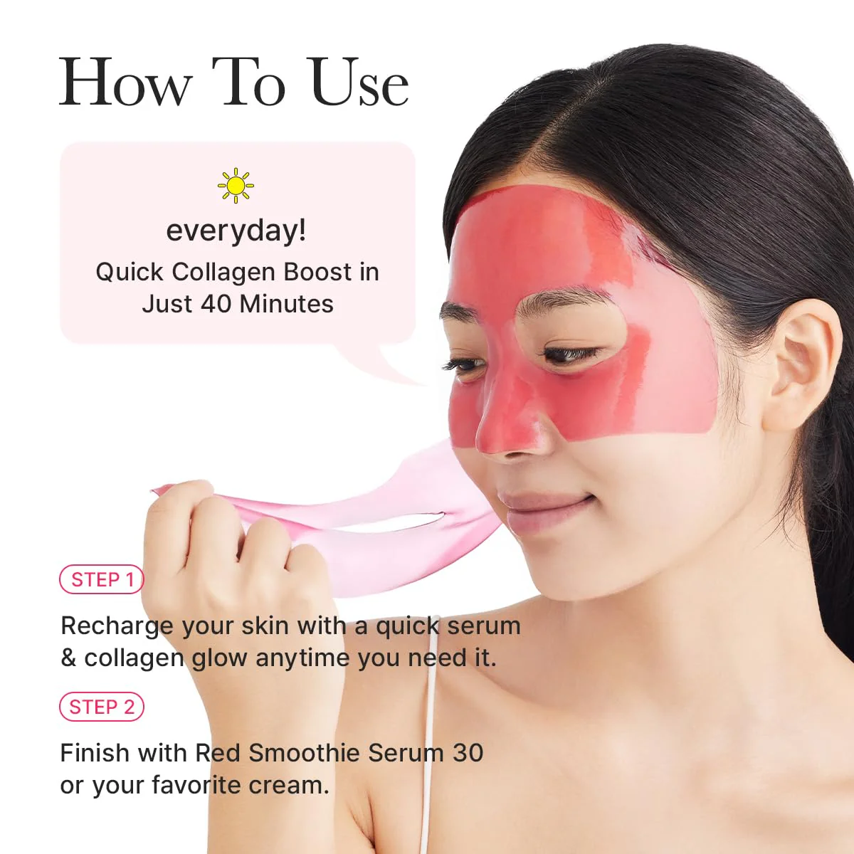 ARENCIA Red Collagen Jello Mask 25g - Image 6
