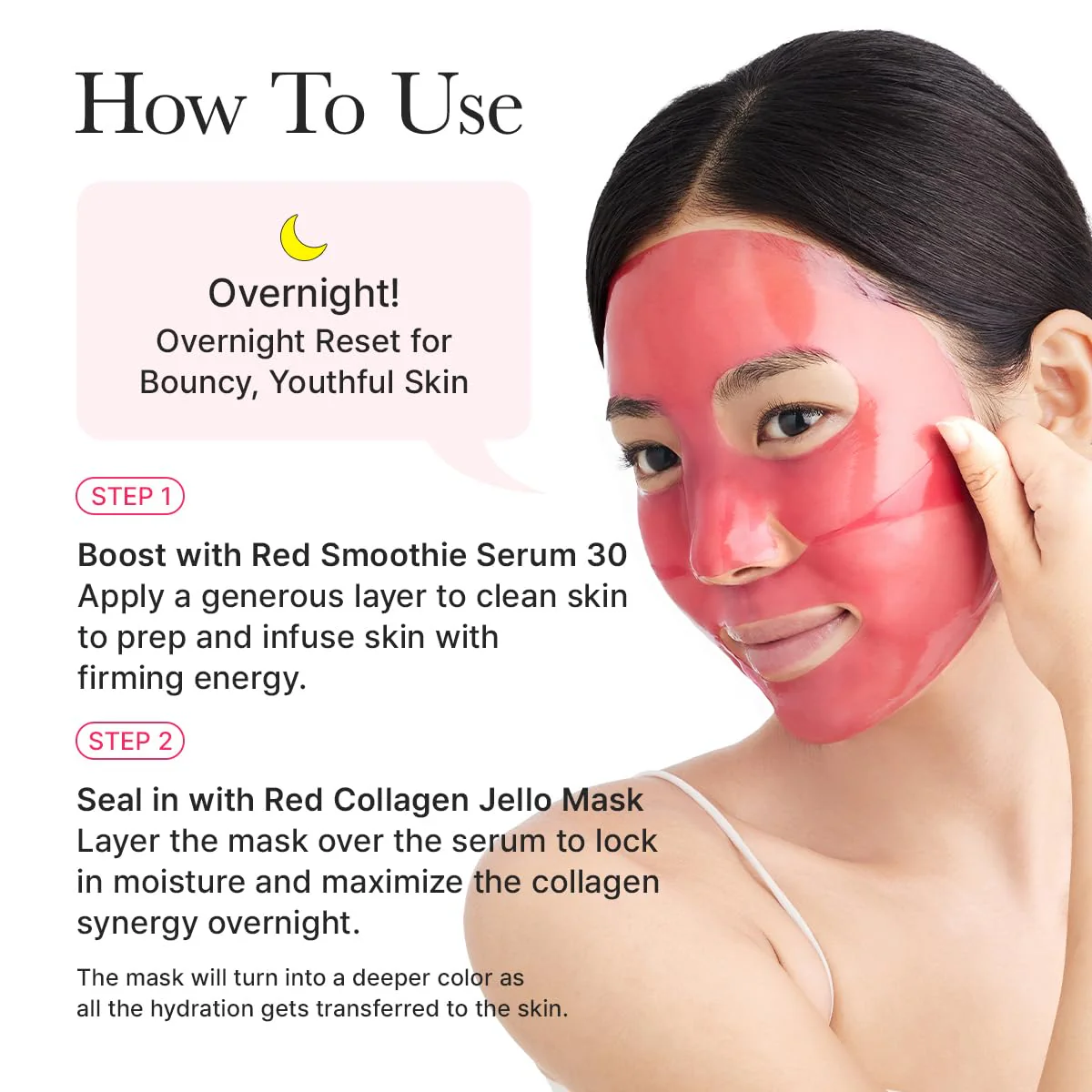 ARENCIA Red Collagen Jello Mask 25g - Image 7