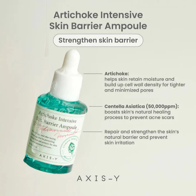 AXIS-Y Artichoke Intensive Skin Barrier Ampoule 30ml - Image 7