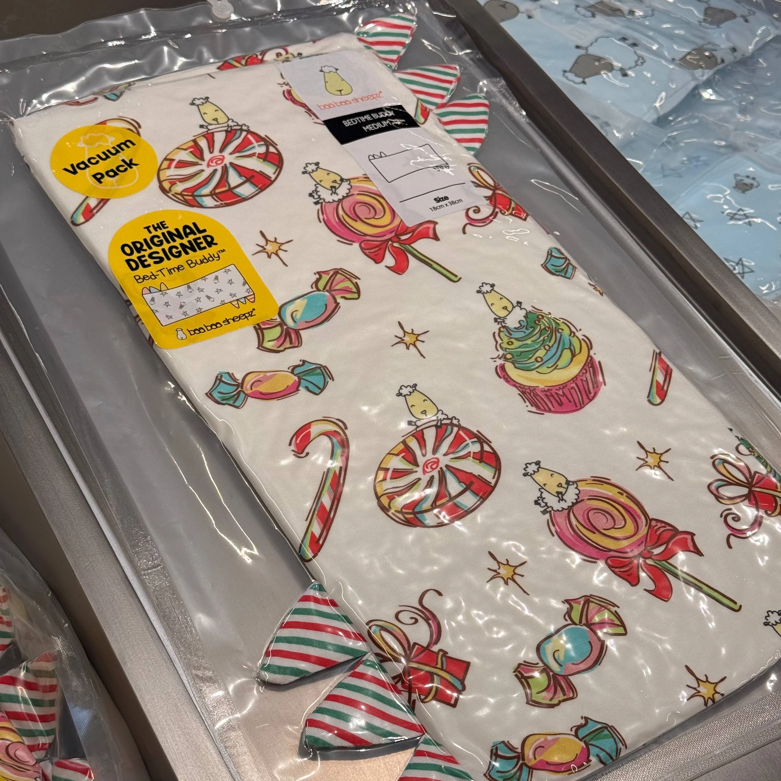Baabaasheep Sweetmas Wonderland 2025 Holiday Season White Pillow - Image 12