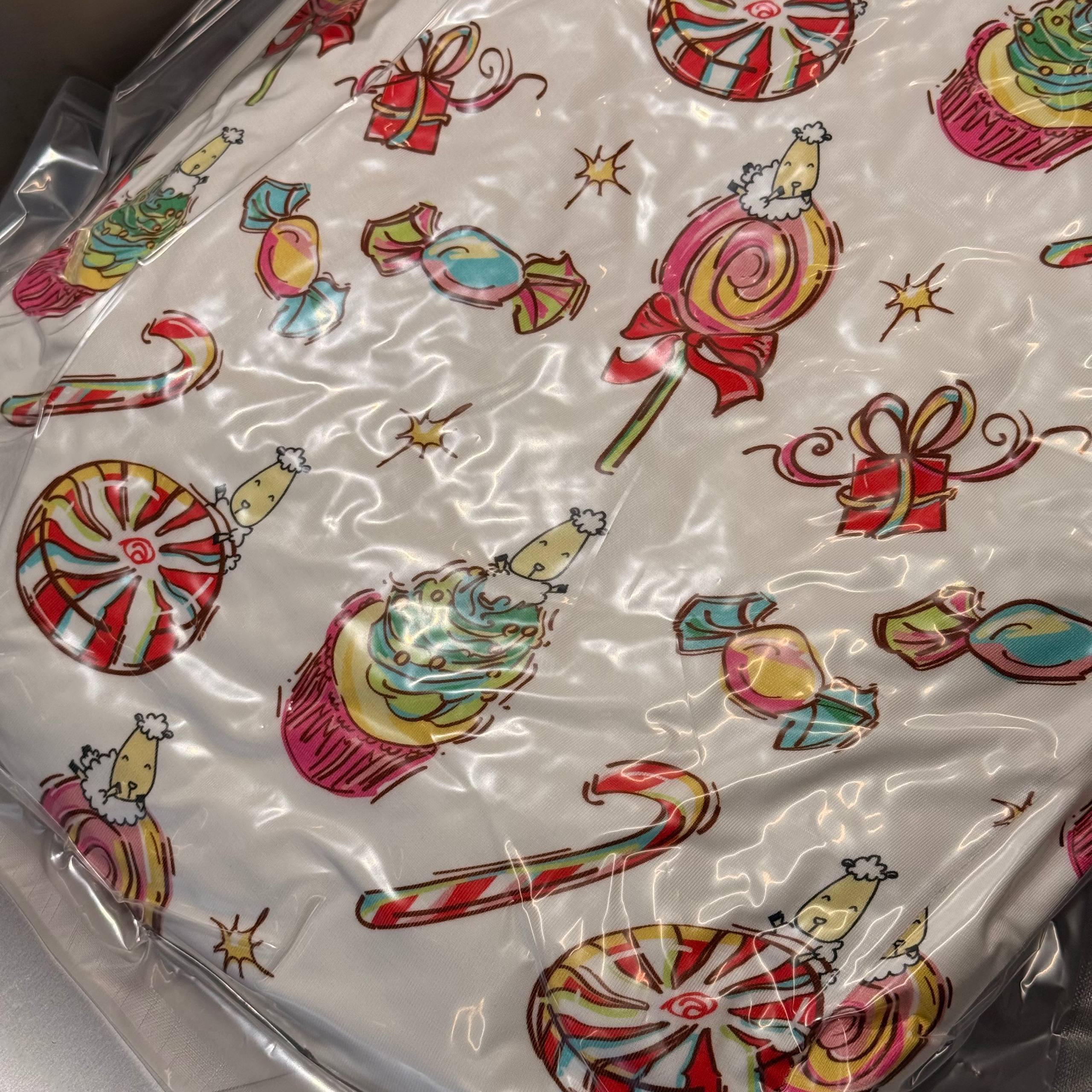 Baabaasheep Sweetmas Wonderland 2025 Holiday Season White Pillow - Image 8