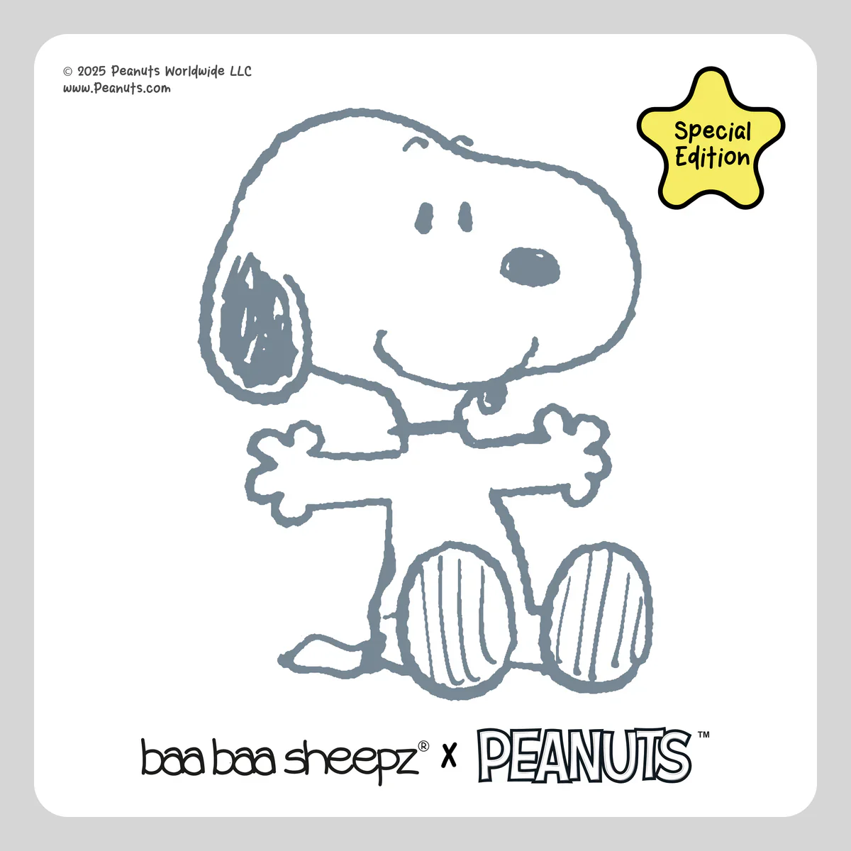 Baabaasheep x Peanuts (Snoopy version) Pillow - Image 5