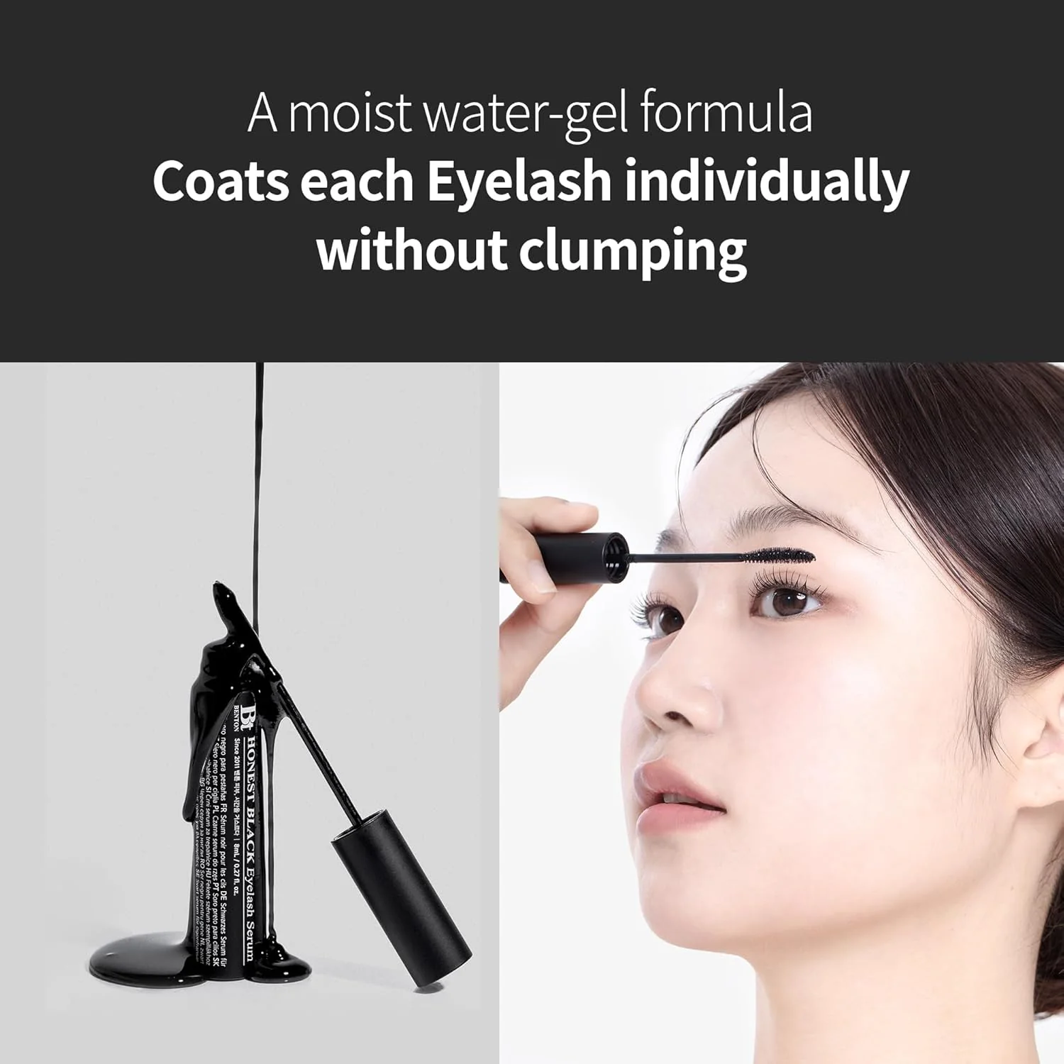 BENTON Honest Black Eyelash Serum 8ml - Image 4