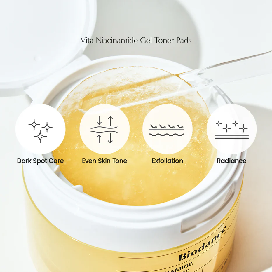 BIODANCE Vita Niacinamide Gel Toner Pad (60EA) - Image 3