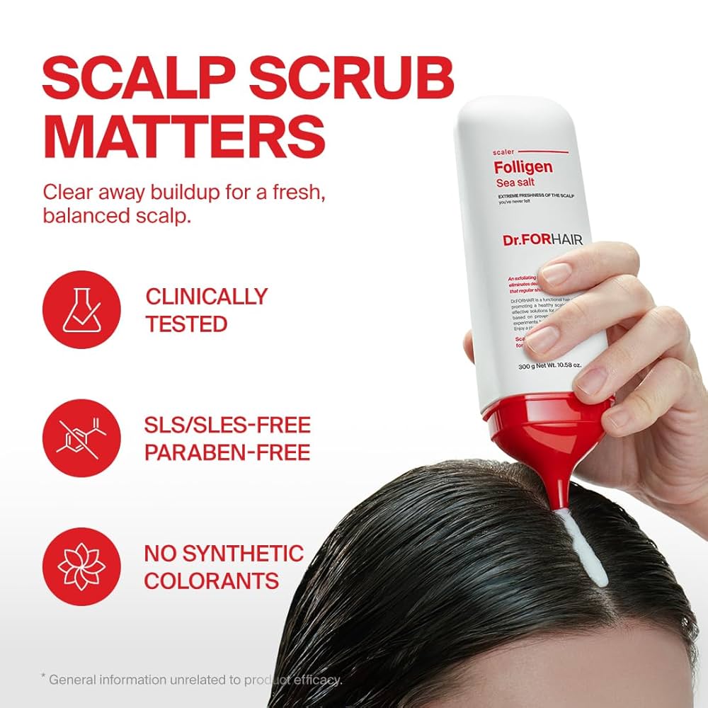 DRFORHAIR Folligen Sea Salt Scaler 300g - Image 3