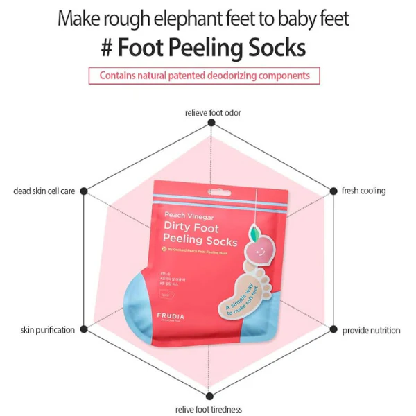 FRUDIA My Orchard Peach Foot Peeling Mask - Image 4