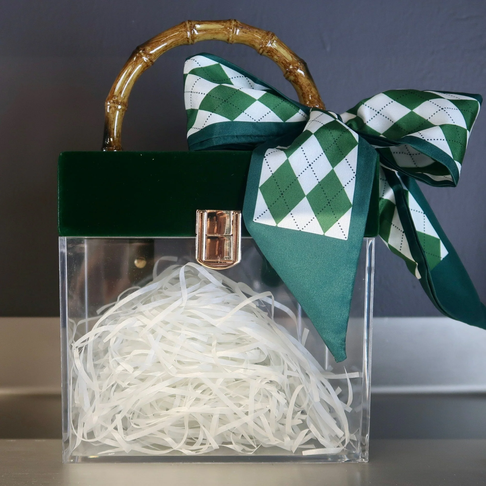 GIFT BOX- Velvet & Wooden Handle Acrylic - Image 4