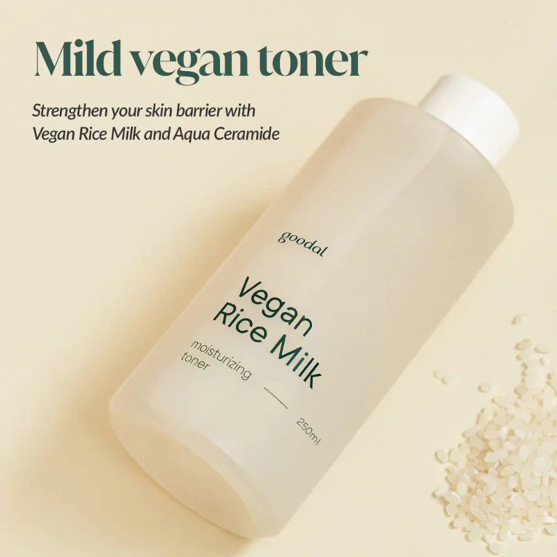 GOODAL Vegan Rice Milk Moisturizing Toner 250ml - Image 3