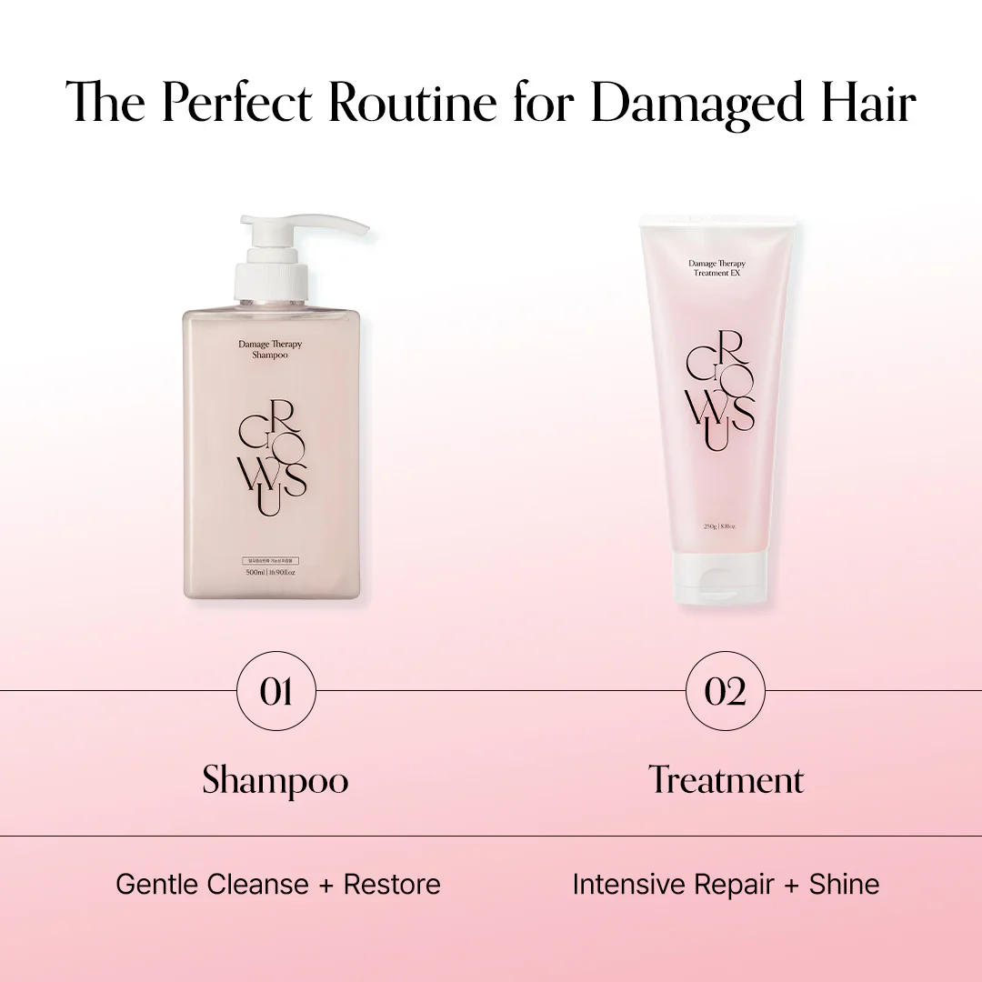 GROWUS Damage Therapy Shampoo EX 500ml - Image 15