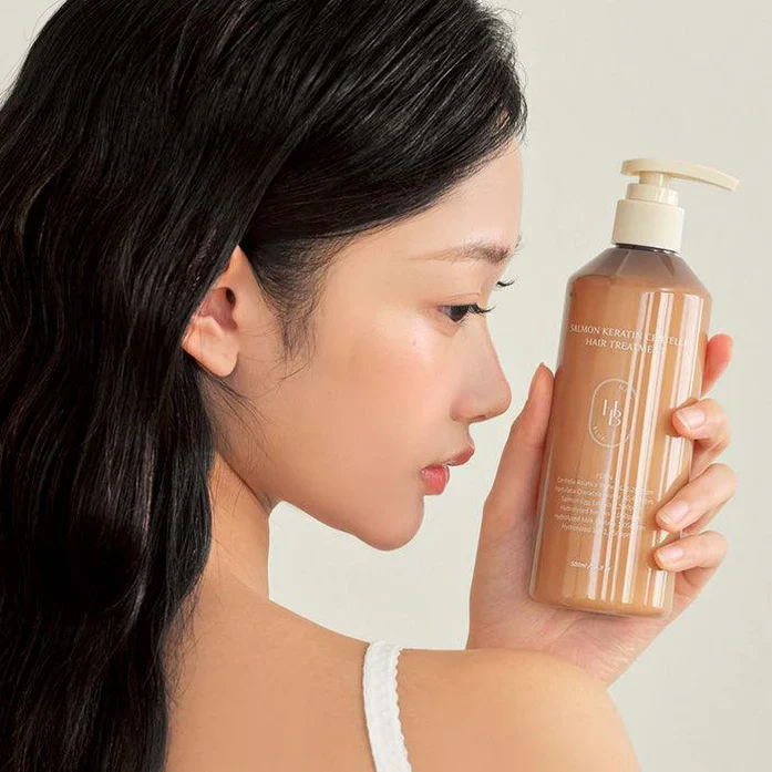 HEVEBLUE Salmon Pullkeratin Centella Hair Treatment 300ml - Image 3