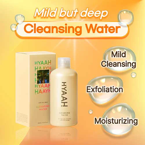 HYAAH Mild But Deep Cleansing Water 300ml - Image 3