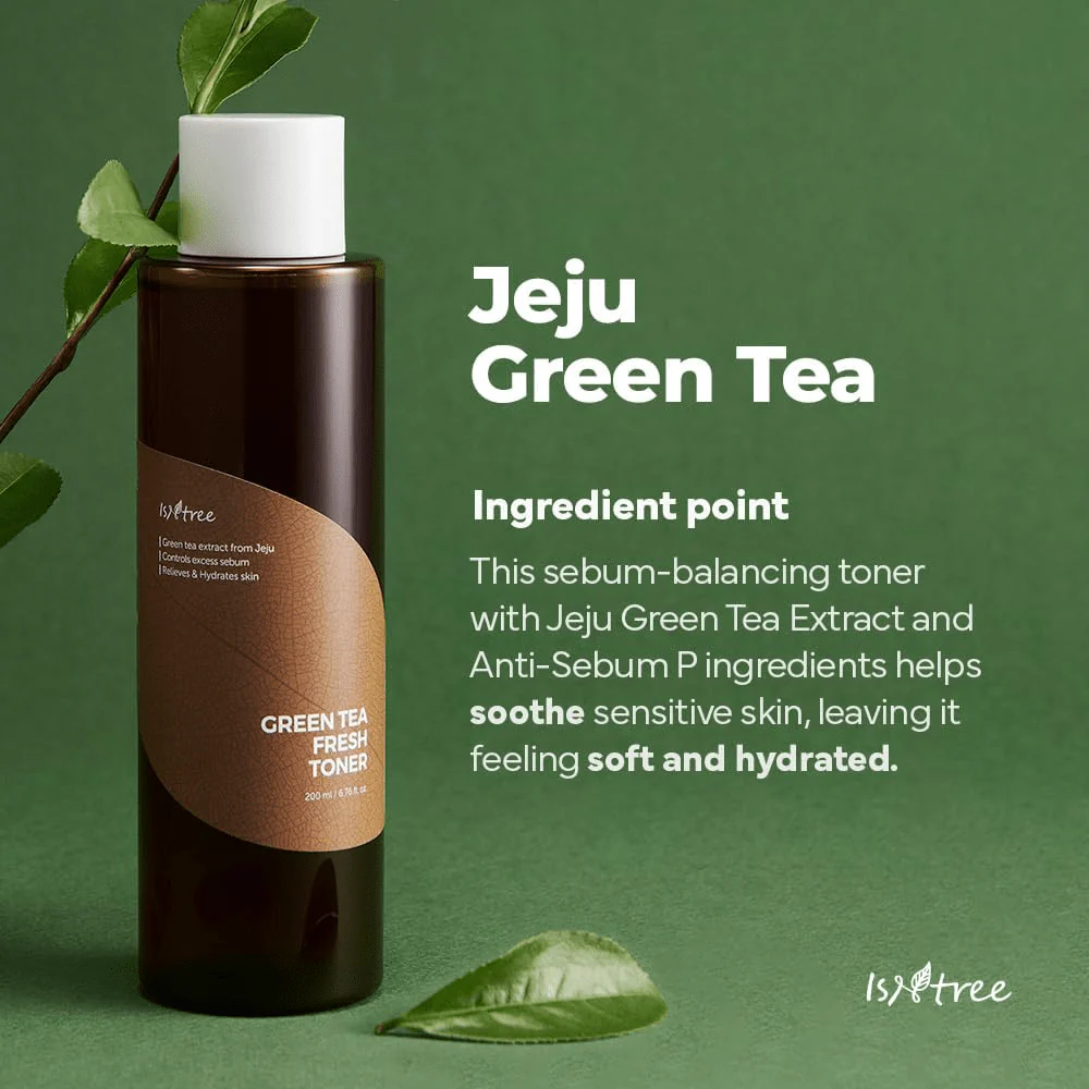 ISNTREE Green Tea Fresh Toner 200ml - Image 4