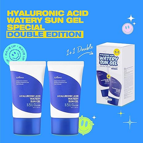 ISNTREE Hyaluronic Acid Watery Sun Gel (2 types) - Image 8