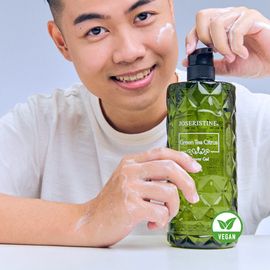 JOSERISTINE Green Tea Citrus Shower Gel (50ml/1000ml) - Image 3