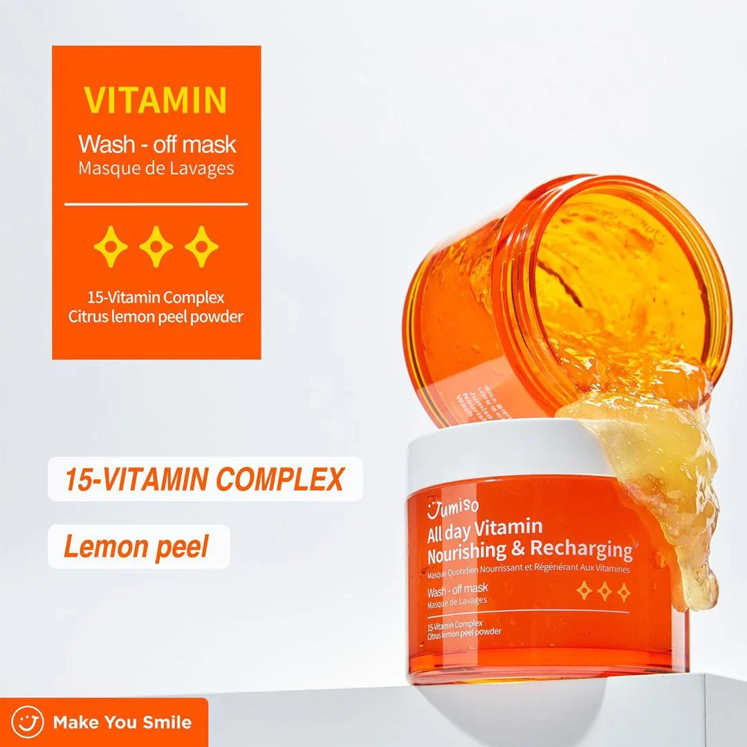JUMISO All Day Vitamin Nourishing & Recharging Wash Off Mask 100ml - Image 3