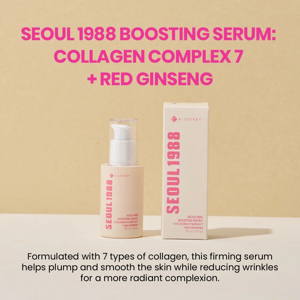 KSECRET Seoul 1988 Boosting Serum : Collagen Complex 7 + Red Ginseng - Image 2