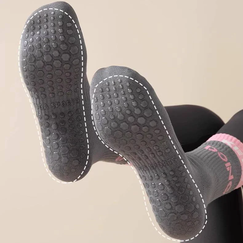 [M] Yoga Pilates Non-Slip Grip Sock for Women - Image 7