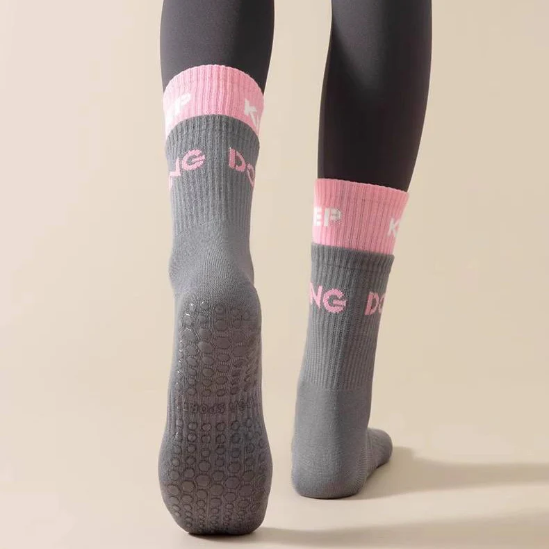 [M] Yoga Pilates Non-Slip Grip Sock for Women - Image 8
