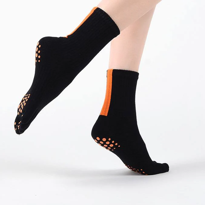 [M] Toes Yoga Pilates Non-Slip Grip Sock for Women - Image 4