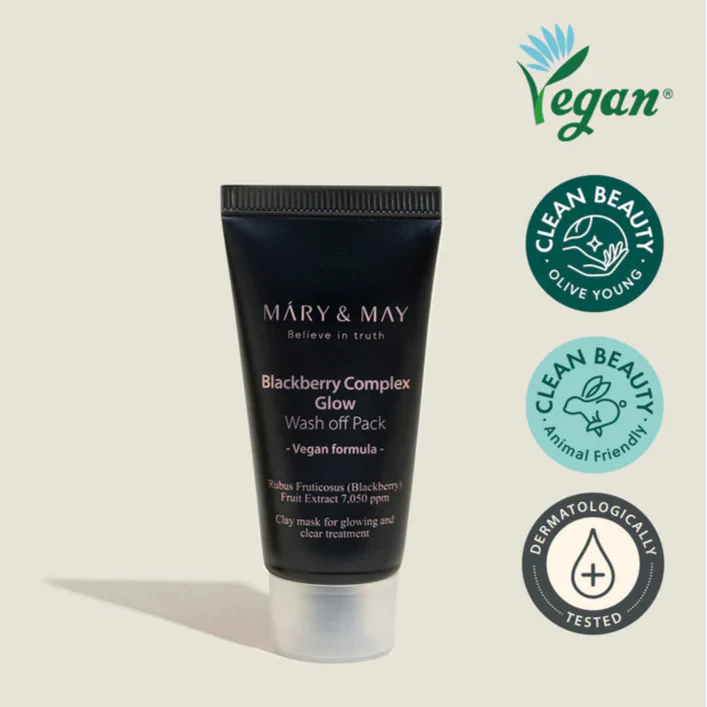 MARY & MAY Blackberry Complex Glow Wash Off Pack