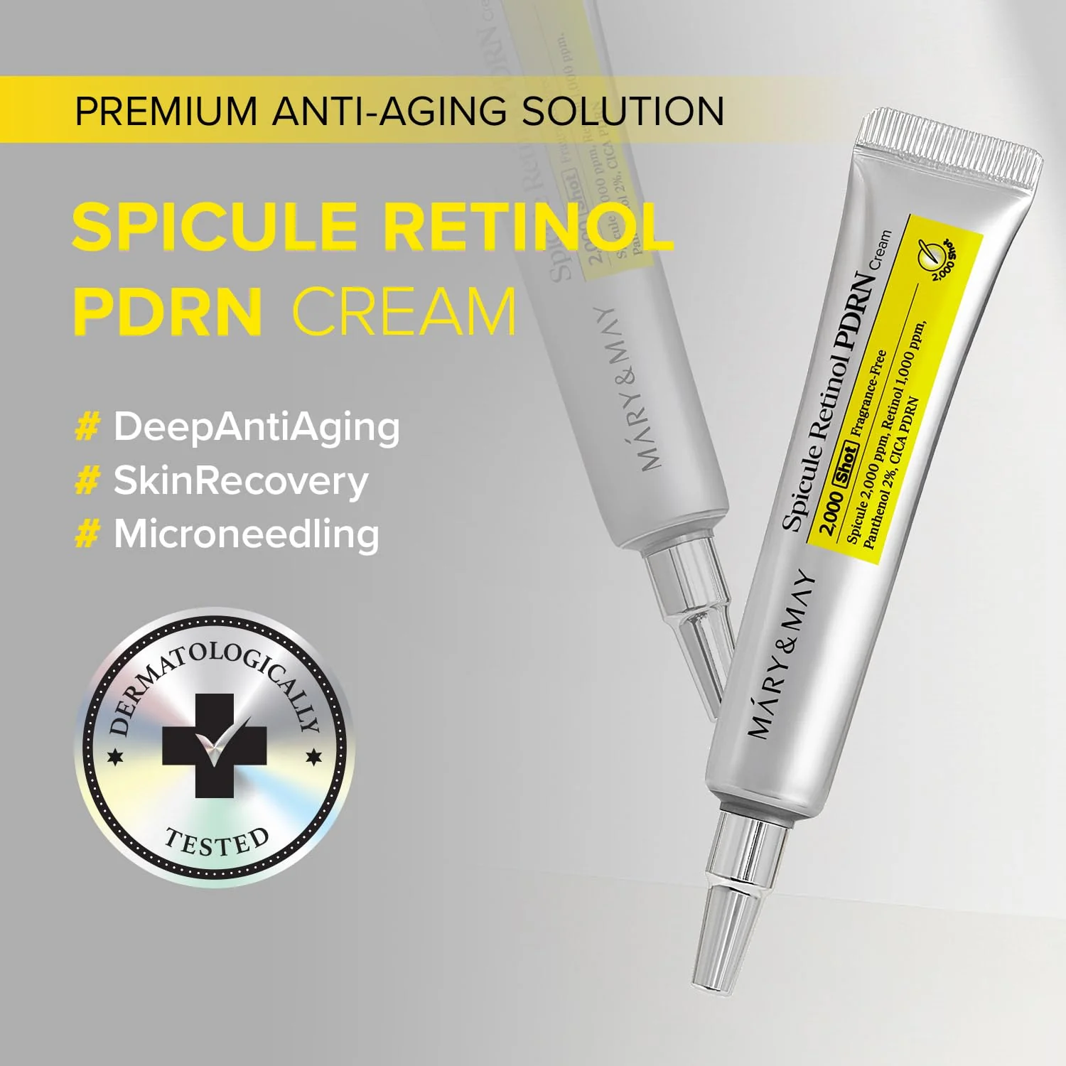 MARY & MAY Spicule Retinol PDRN Cream 15g - Image 2