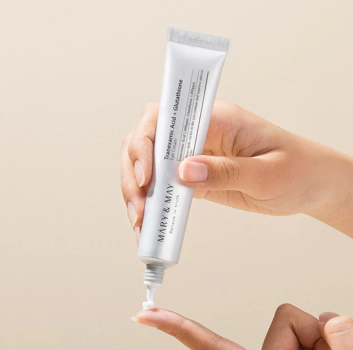 MARY & MAY Tranexamic Acid+ Glutathion Eye Cream - Image 3