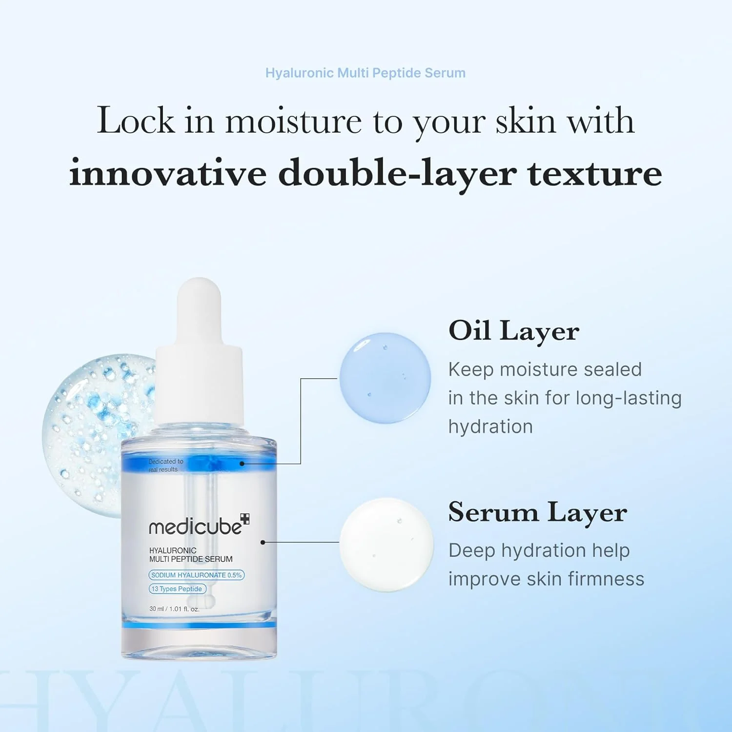 MEDICUBE Hyaluronic Multi Peptide Serum 30ml - Image 2