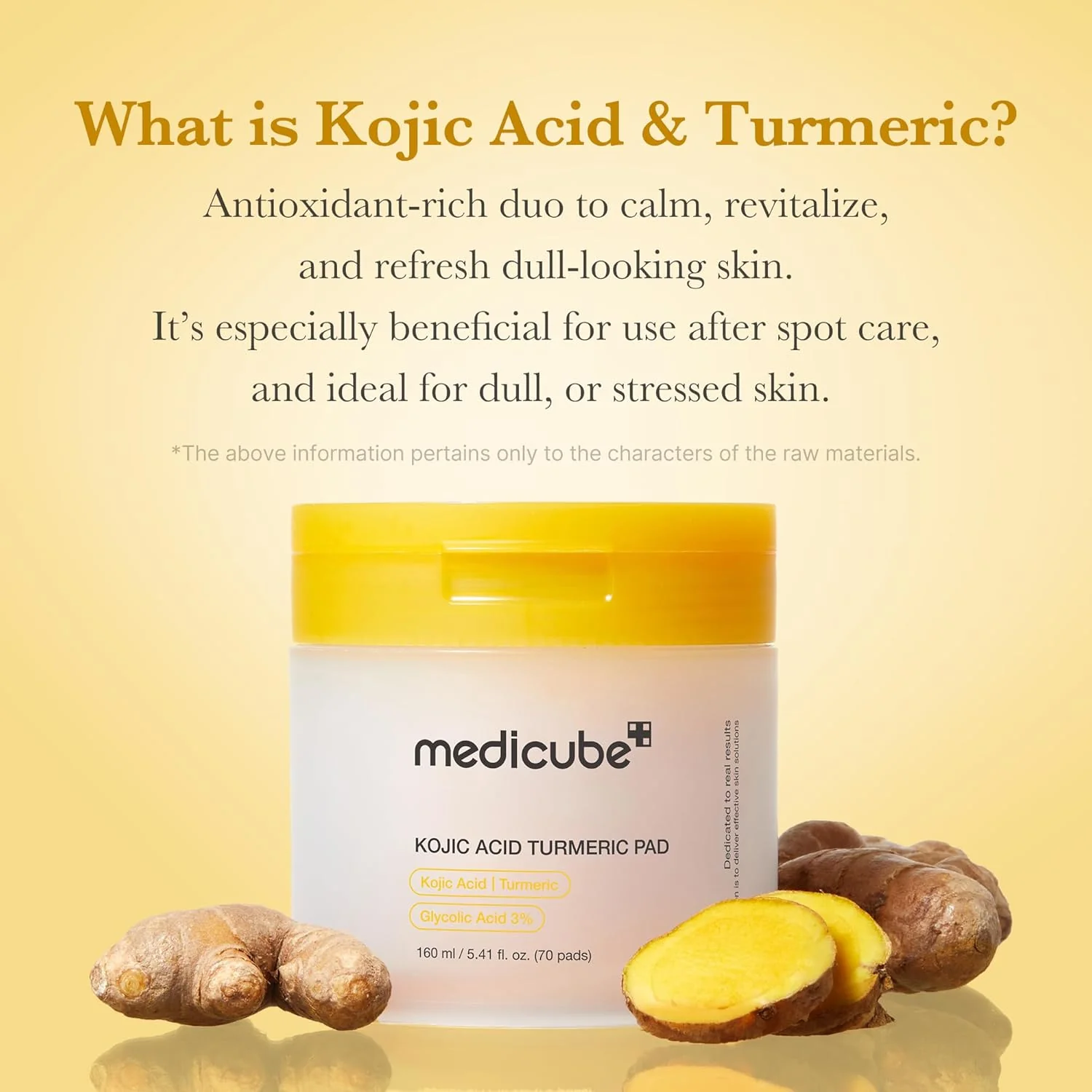 MEDICUBE Kojic Acid Turmeric Pad 70pcs - Image 6