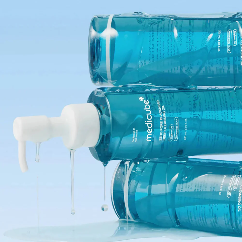 MEDICUBE Zero Pore Blackhead Deep Cleansing Oil 205ml - Image 7