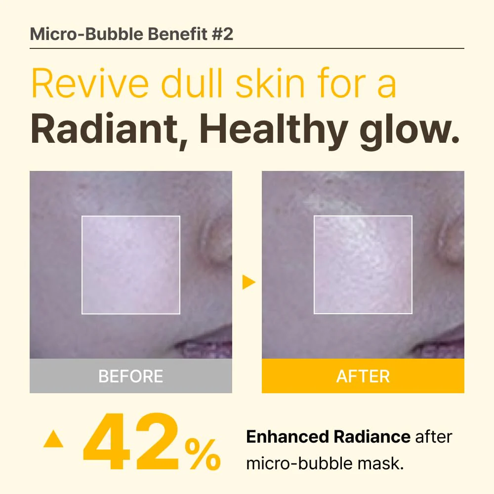 MENOKIN 30 Seconds Quick Bubble Mask 95ml (Bright / Repair / Clear / Moist) - Image 7
