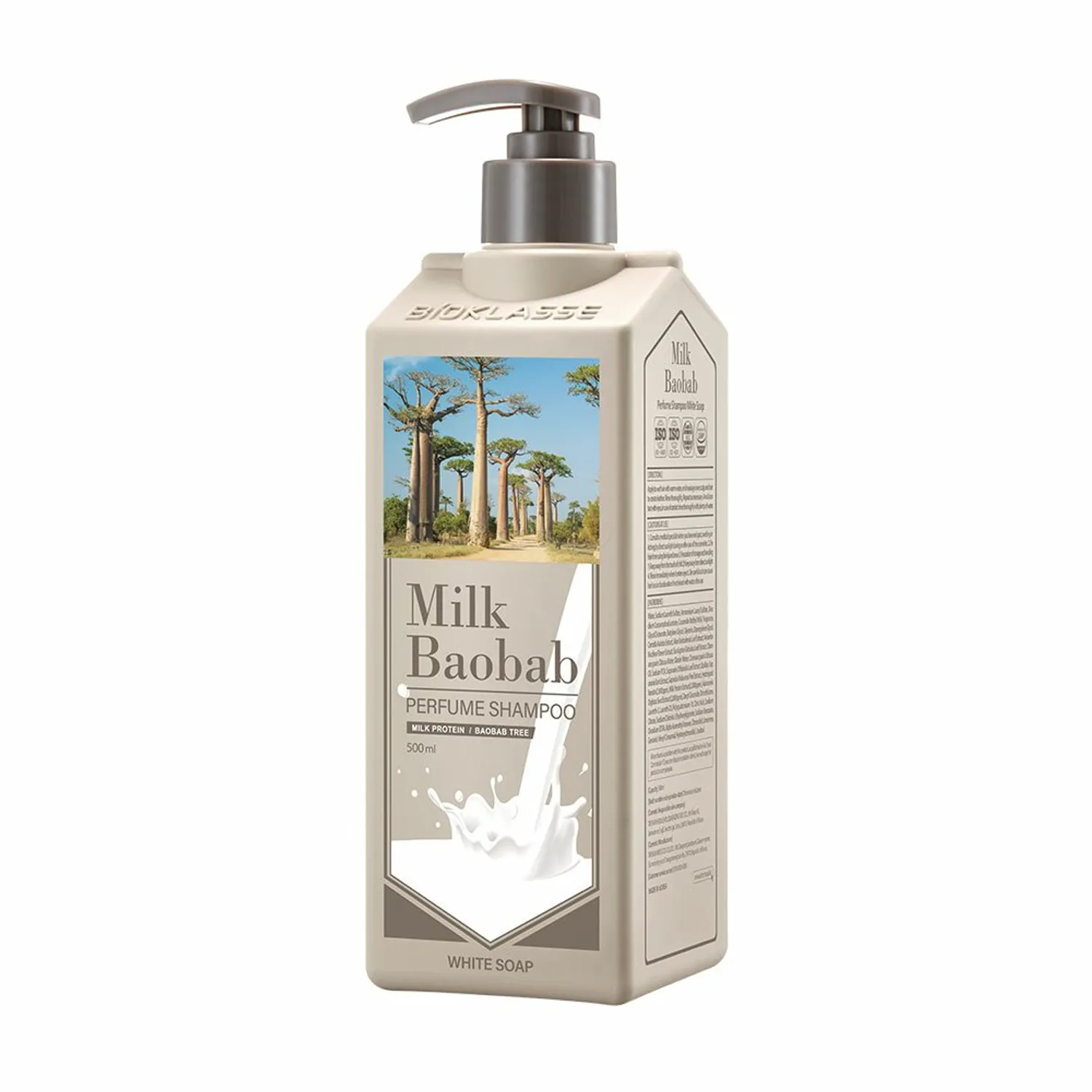 MILK BAOBAB Perfume Shampoo 500ml (White Soap)