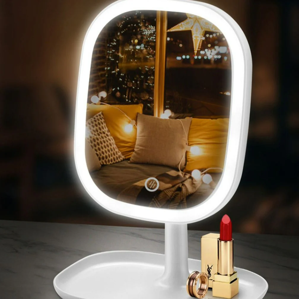 Mini table mirror with LED light - Image 6