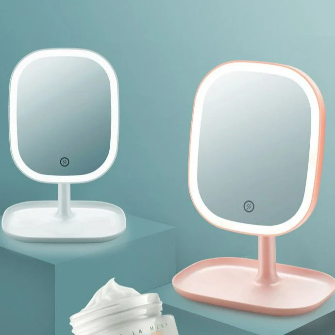 Mini table mirror with LED light - Image 8