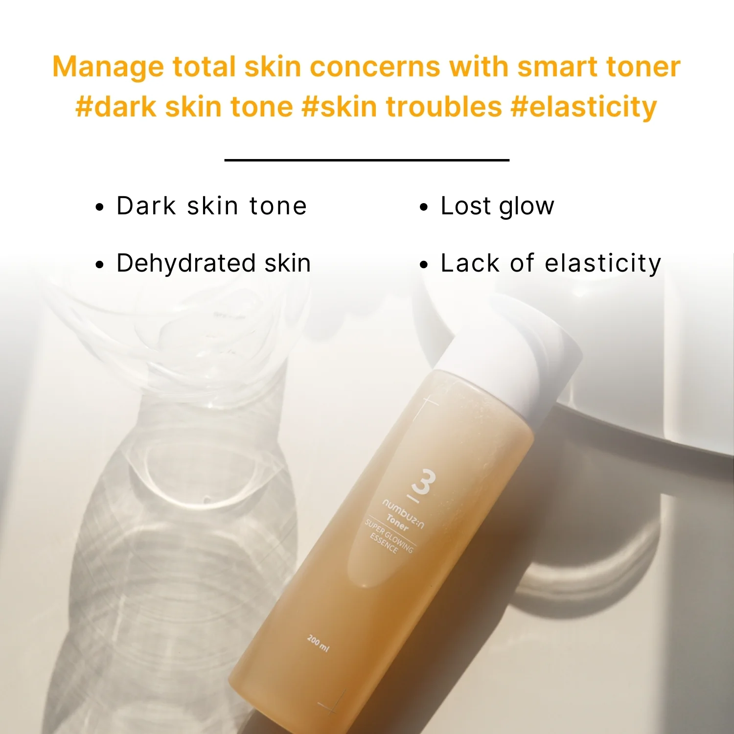 NUMBUZIN No.3 Super Glowing Essence Toner 200ml - Image 9