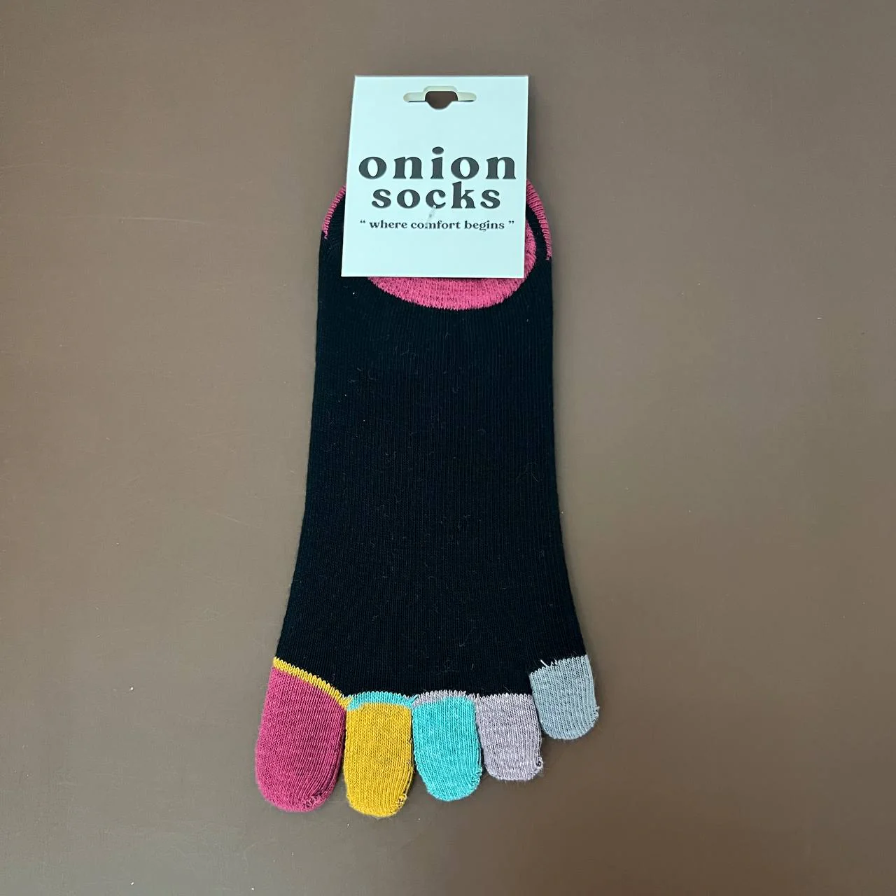Plain T - Ladies Toe Coloured Socks - Image 9