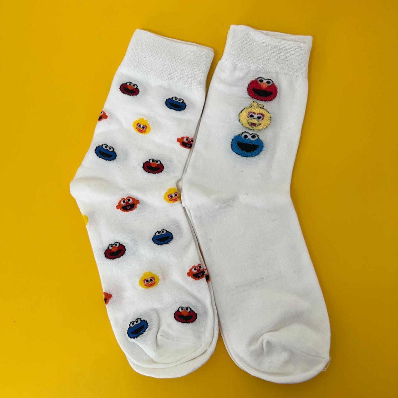 Design M - Sesame Street White Socks - Image 2