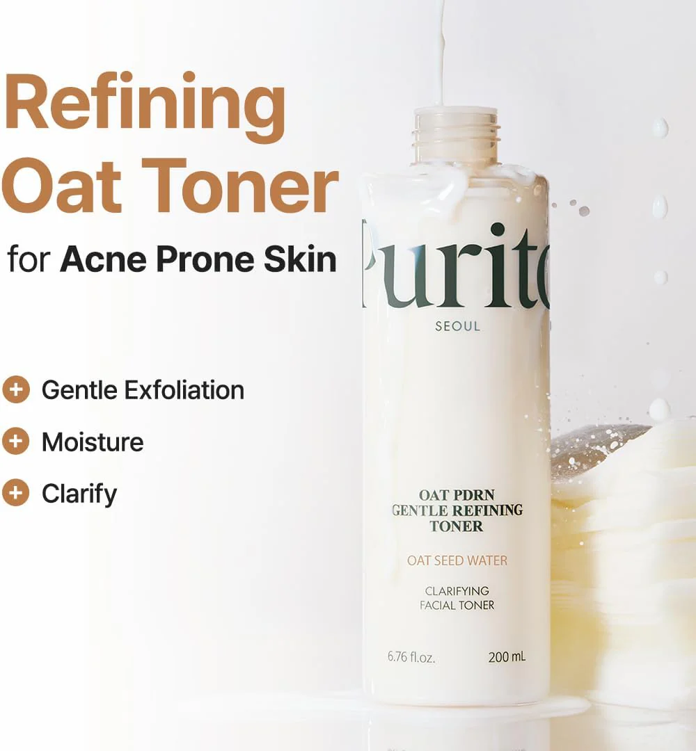 PURITO Oat PDRN Gentle Refining Toner 200ml - Image 2