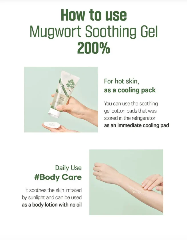 ROUNDLAB Mugwort Calming Soothing Gel 150ml - Image 6