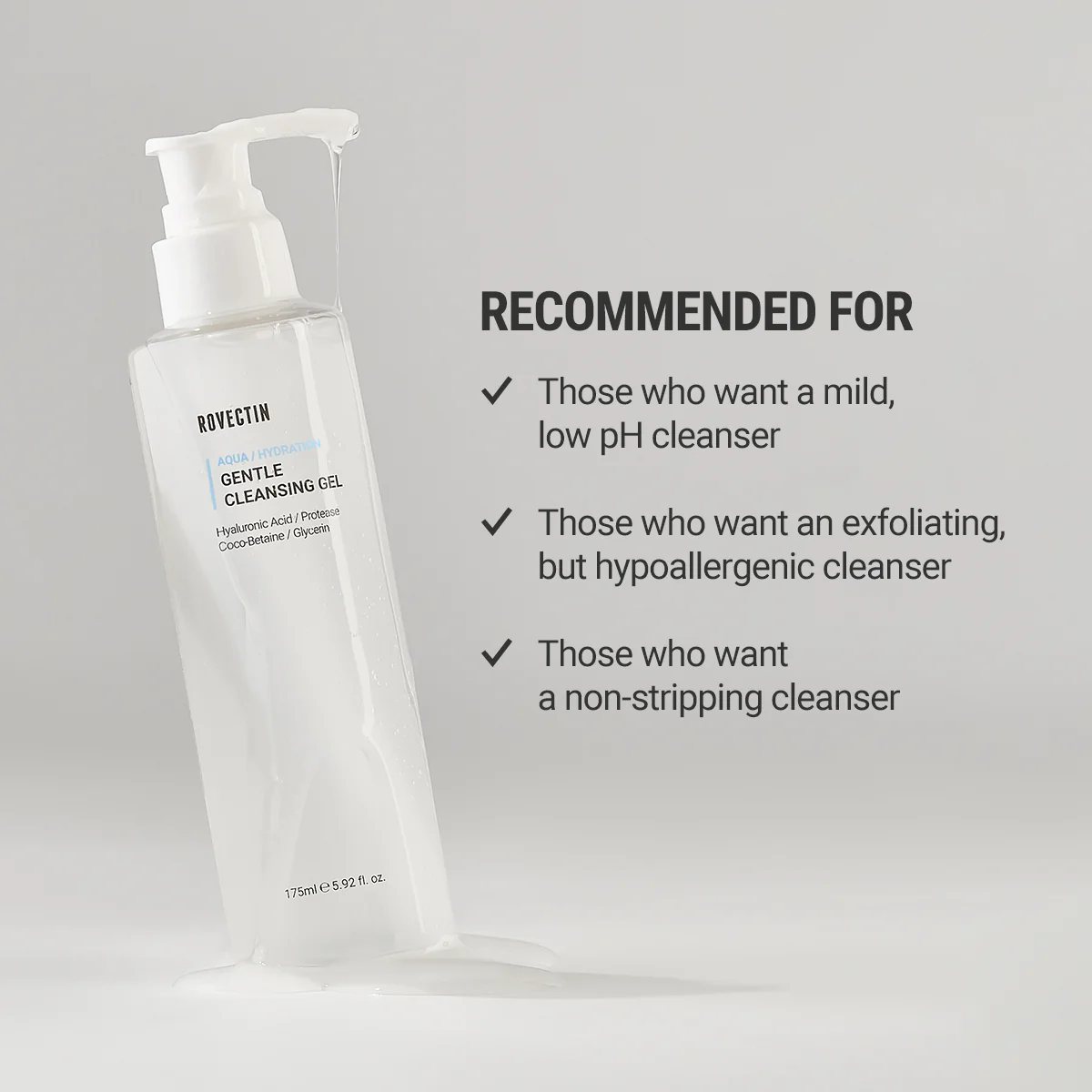 ROVECTIN Aqua Hydration Gentle Cleansing Gel - Image 2
