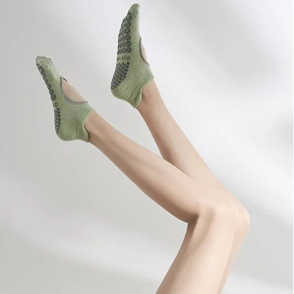 [S] Yoga Pilates Non-Slip Grip Sock for Women - Image 11