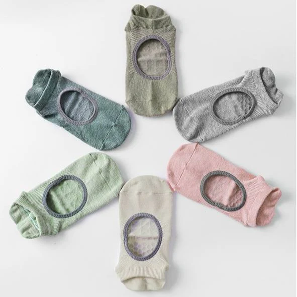[S] Yoga Pilates Non-Slip Grip Sock for Women - Image 5