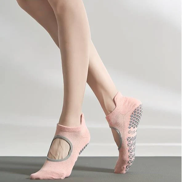 [S] Yoga Pilates Non-Slip Grip Sock for Women - Image 6