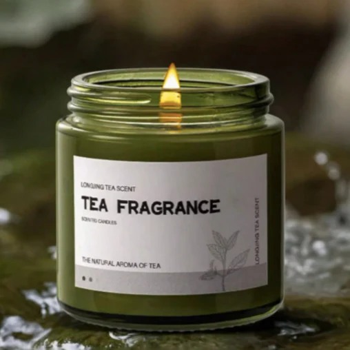 Scented Candle Tea Fragrance - Image 4